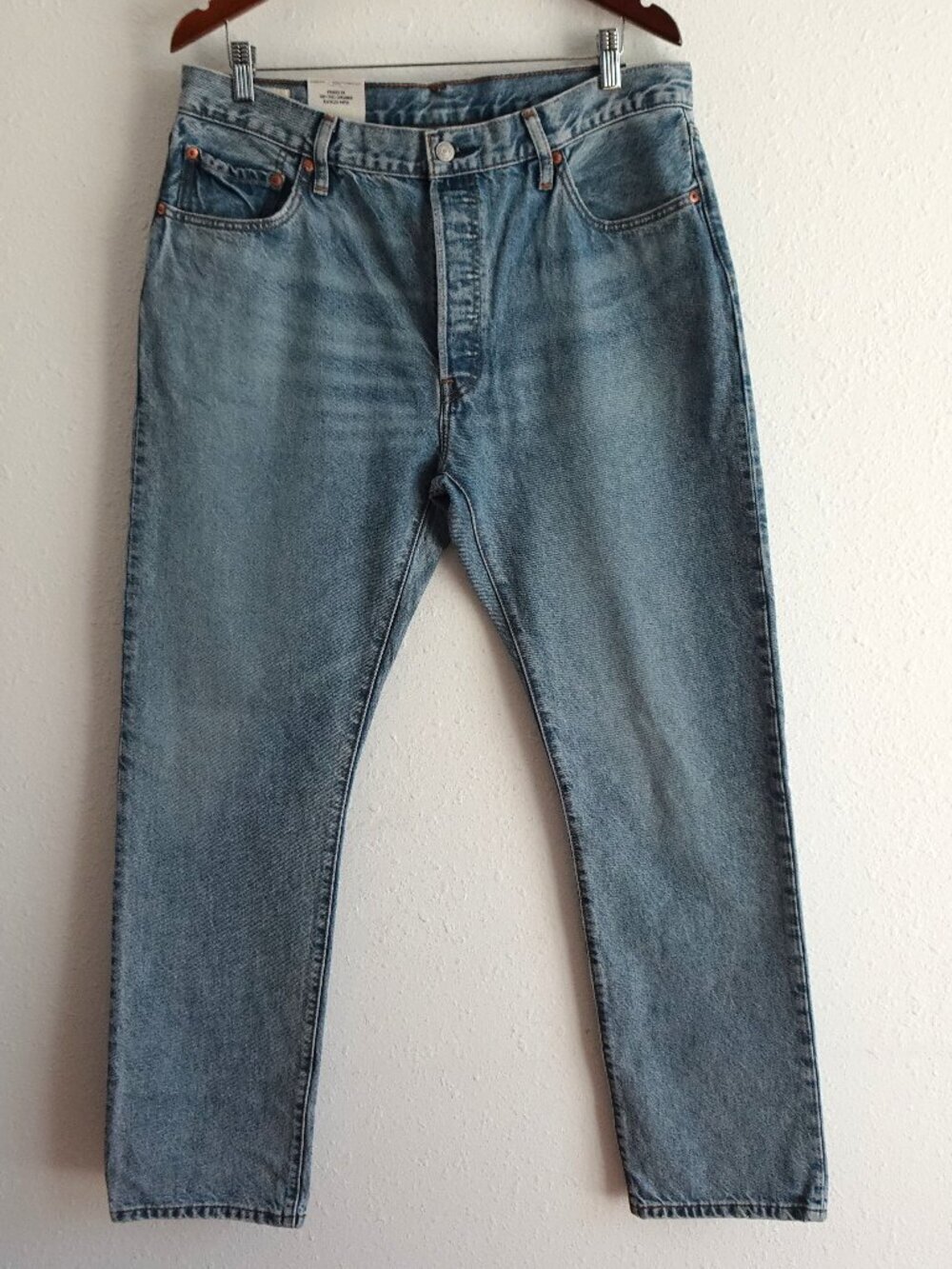 Levi's 501 Jeans Women's Size 30x32 Blue Denim Button Fly Straight Leg